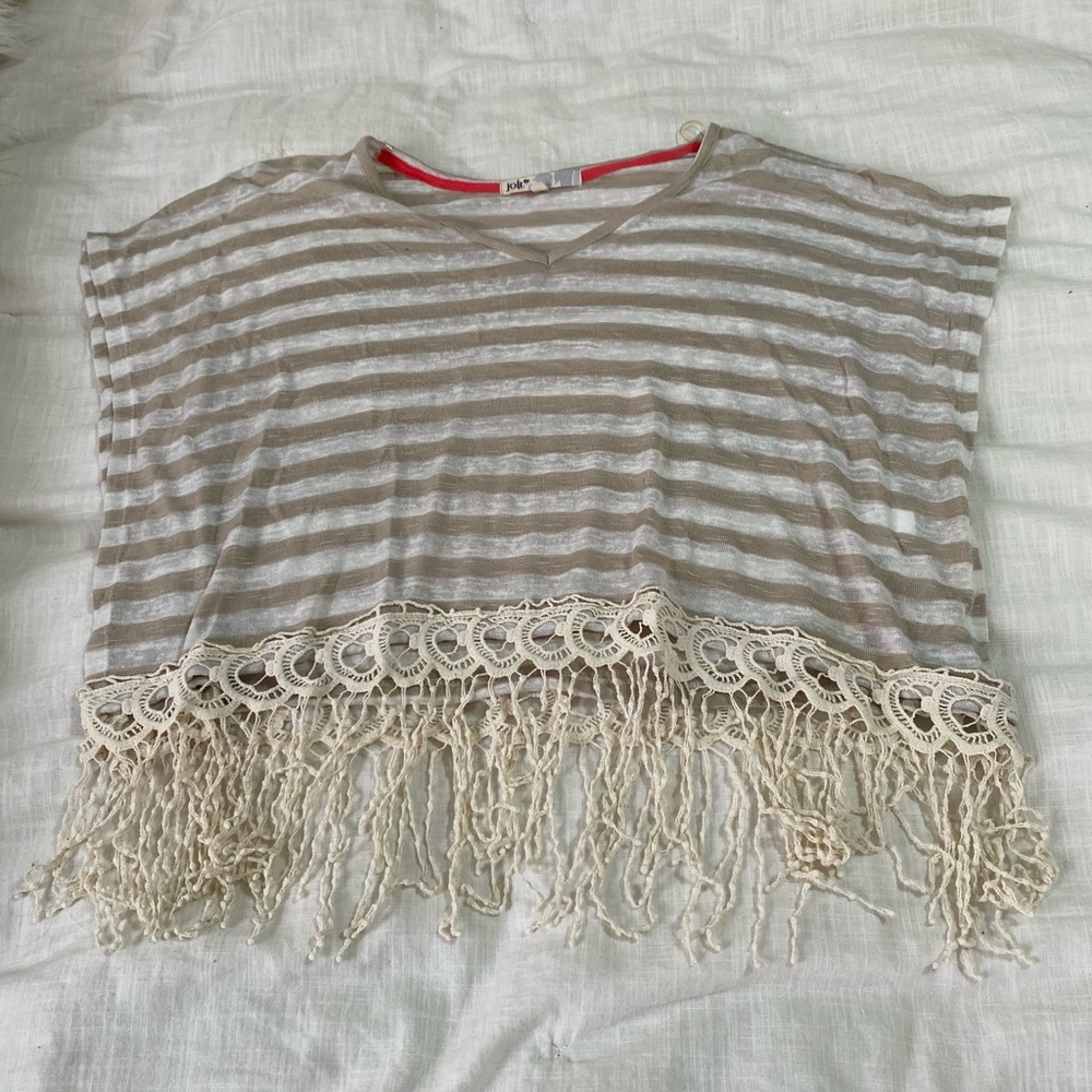 Boho Chic Poncho Style Top